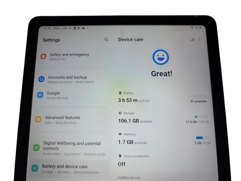 Samsung Galaxy Tab S6 Lite - 128GB - Navy Blue [SM-P610 | Read] (*