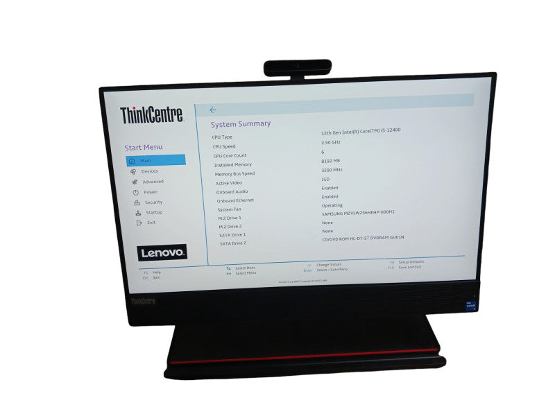 Lenovo ThinkCentre M70a intel i5-12400 21" Touchscreen AiO