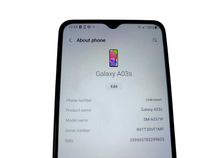 Samsung Galaxy A03s - 32GB - Black [SM-A037W] (*