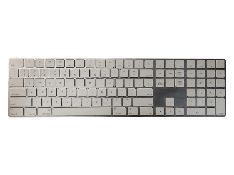 Apple Magic Keyboard with Numeric Keypad Silver Wireless, A1843, TESTED