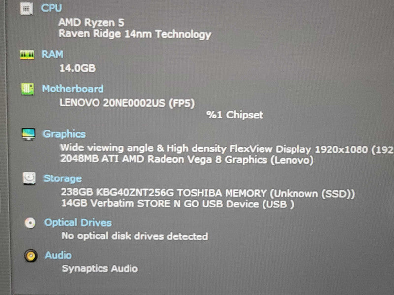 Lenovo ThinkPad E495| Ryzen 5 3500U| 16GB DDR4| 256GB SSD β BudLap