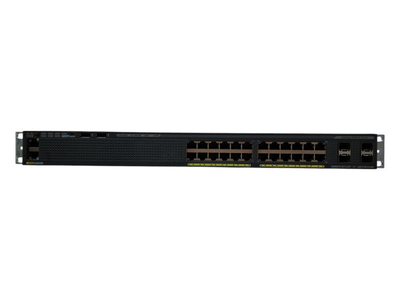 Cisco WS-C2960X-24PS-L v01, 24-Port Gigabit PoE Switch, 4xSFP
