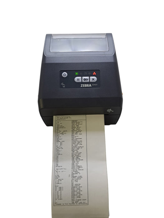 Zebra ZD421 Direct Thermal Label Printer ZD4A042-D01E00EZ | w/ Power Adapter