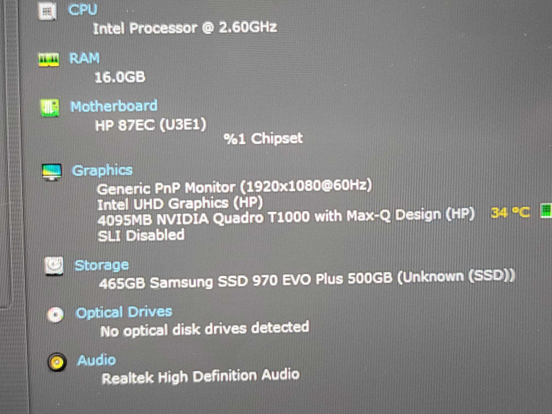 HP ZBook Power G7| i7-10750H| 16GB DDR4| Quadro T1000| 500GB SSD  β Lap200