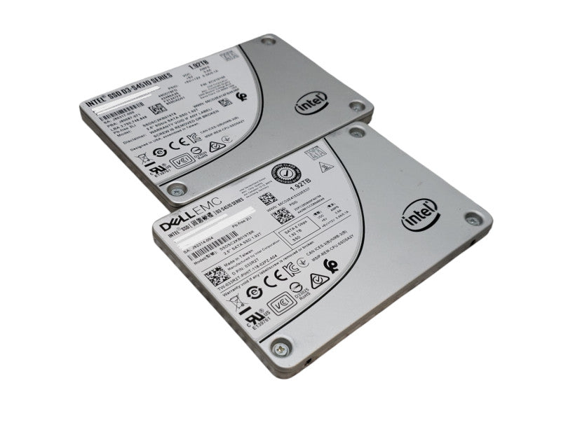 1.92TB SATA 2.5" 7mm DELL EMC / Intel D3-S4510 Series 6Gb/s SSD Q+