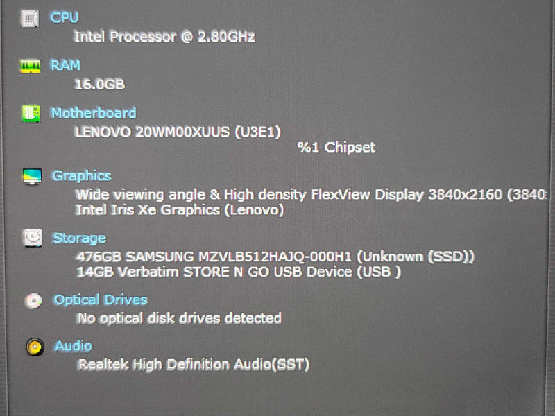 Lenovo ThinkPad T14s Gen 2 | i7-1165G7| 16GB RAM| 512GB SSD  β Lap200
