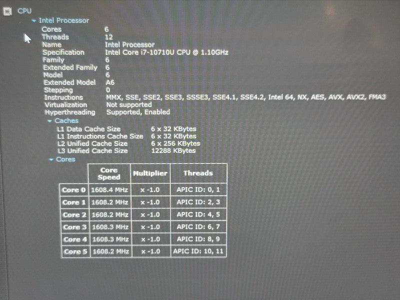 MSI Prestige 14| i7-10710U| 16GB RAM| GTX 1650 Max Q| 512GB SSD | no adapter  β Lap200
