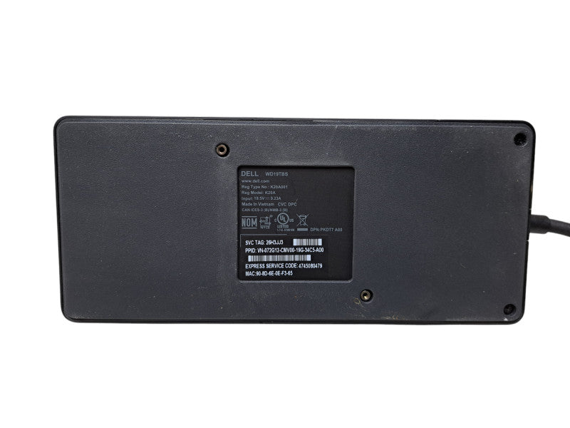 Dell WD19TBS K20A001 | Thunderbolt DP HDMI Docking Station | Tested