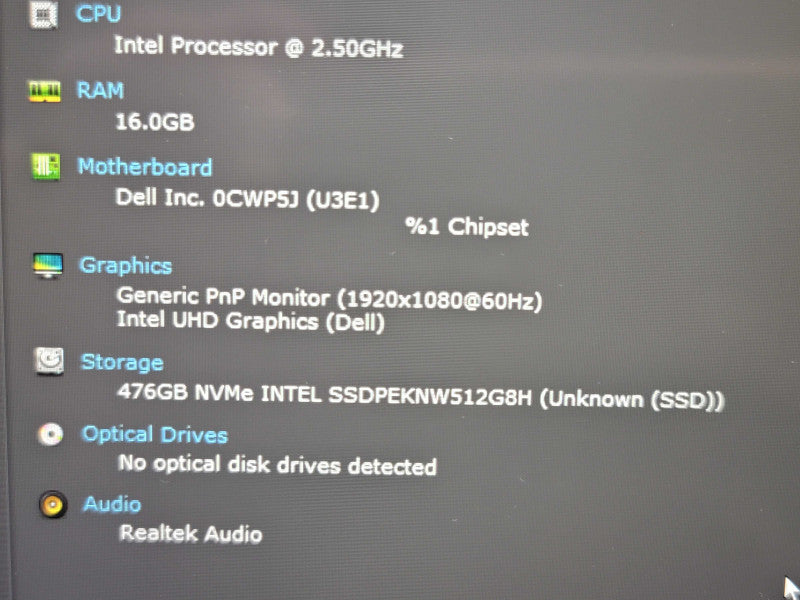 Dell Latitude 5521| i7-11850H| 16GB DDR4| 512GB SSD  β Lap200