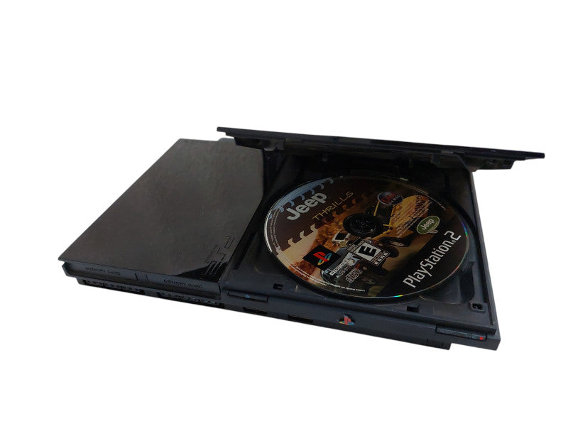 Sony Playstation 2 Slim scph-90001, Two Controller & 4 Games / No AV Cables  =