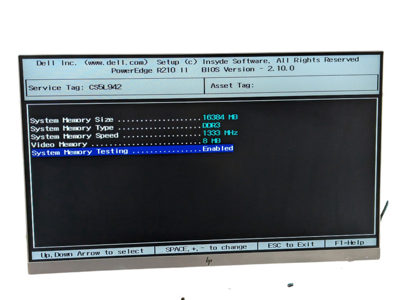 DELL PowerEdge R210 II Intel Xeon E3-2120 0 @ 3.10Ghz 16GB RAM  -