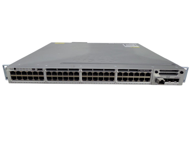 Cisco 3850 WS-C3850-48F-L PoE+ C3850-NM-4-1G Gigabit Switch !