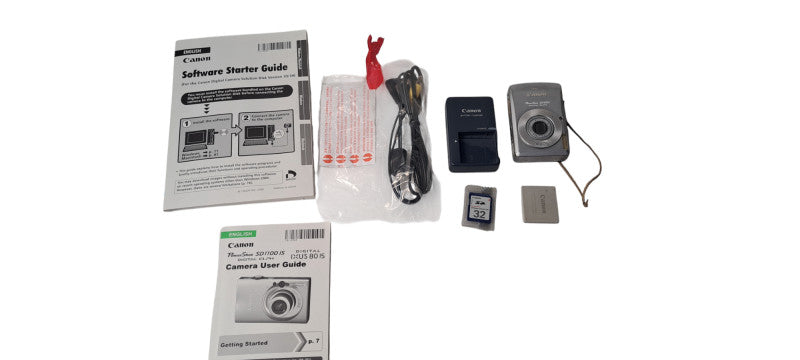 Canon PowerShot ELPH SD630 Digital Camera 8MP 3x Zoom W/ Charger