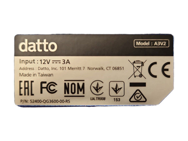 Datto ALTO 3 Model: A3V2, No HDD, No Caddy, READ