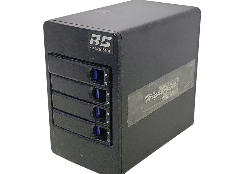 HighPoint RocketStor 6414AS 4-Bay Mini-SAS RAID Enclosure, 4x HDD Trays _