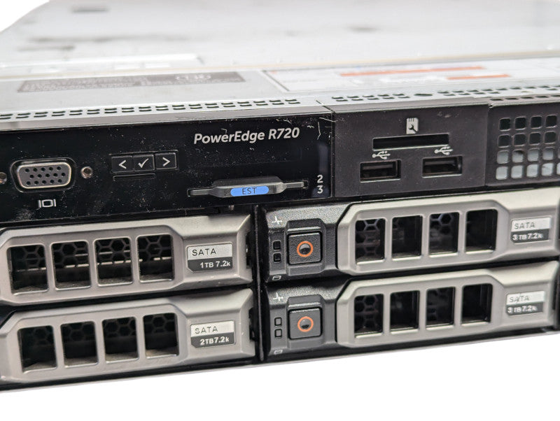 DELL PowerEdge R720 Loaded 2x Intel Xeon E5-2690 0 128GB RAM 12TB -