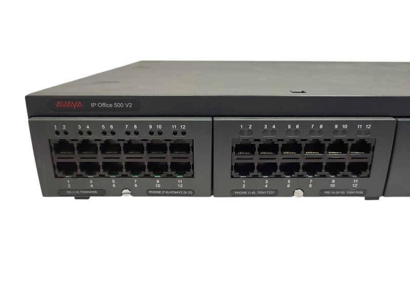 AVAYA IP Office 500 V2 w/ 700504556, 700417231, 700504032 $