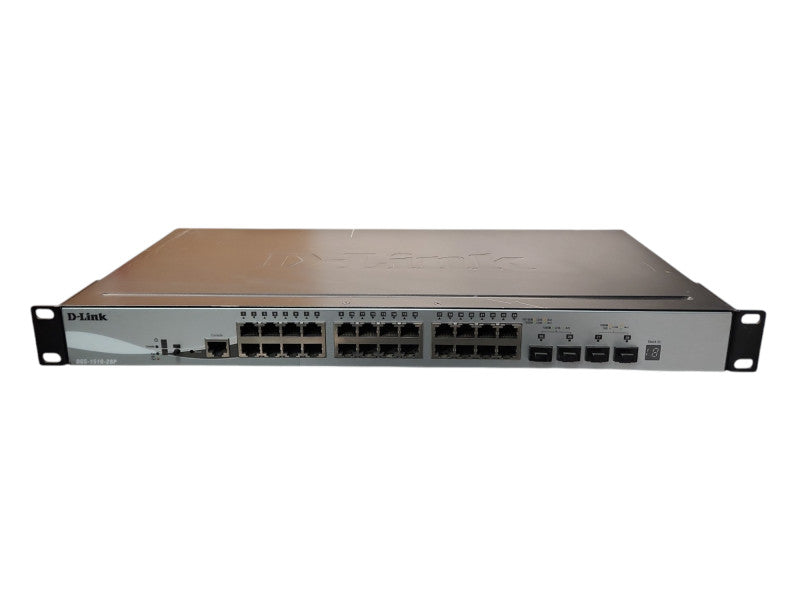 D-Link DGS-1510-28P POE Smart Switch w/ 2x 10G SFP+, Factory Rest