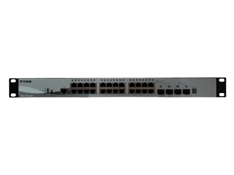 D-Link DGS-1510-28P POE Smart Switch w/ 2x 10G SFP+, Factory Rest