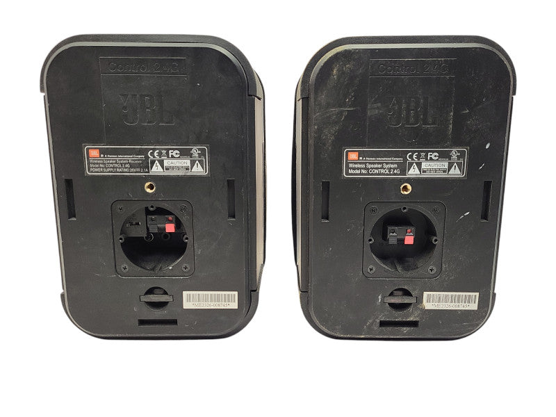 JBL Control 2.4G Wireless Speakers Pair In Black READ $