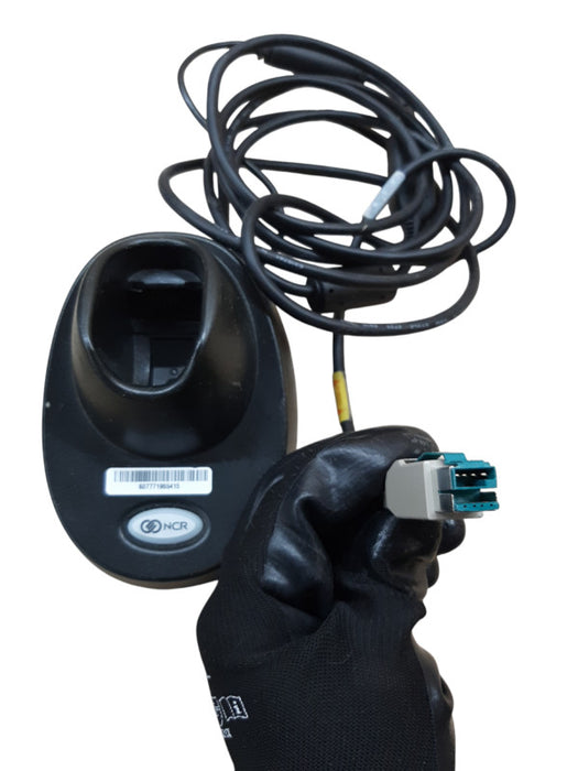 HONEYWELL / NCR 1902G Barcode Scanner, Handheld Scanner, Base & Cable