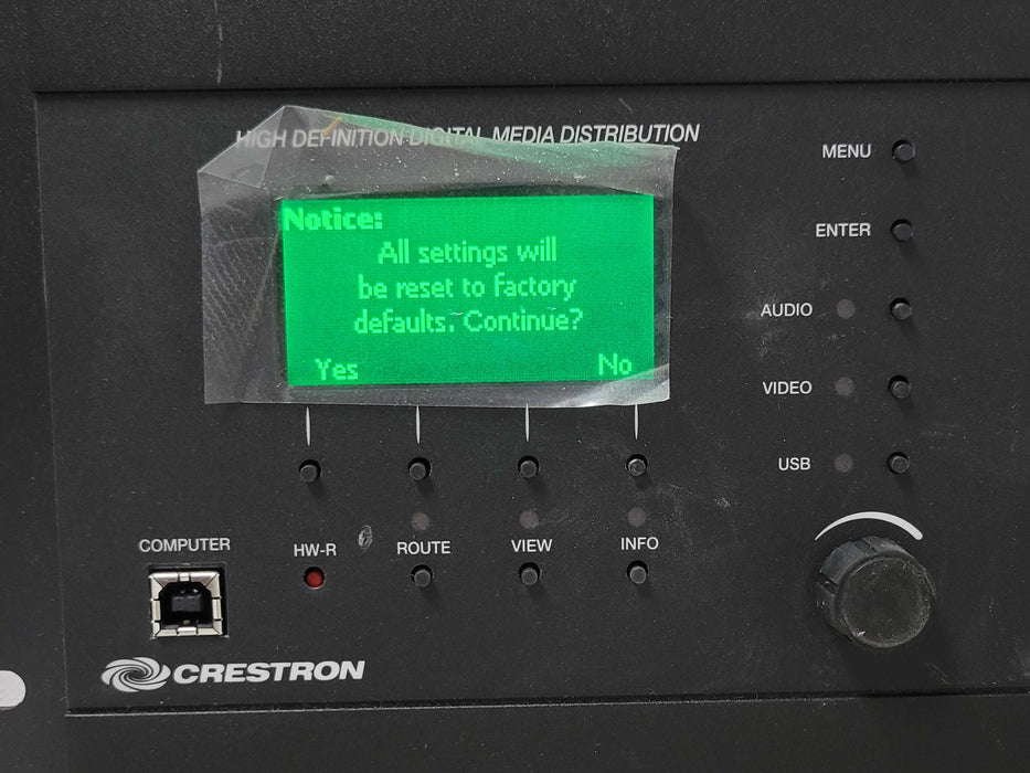 Crestron DM-MD8X8-CPU3 8x8 DigitalMedia Switcher w/ 5x Cards, See detail  _