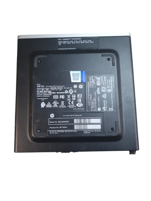 HP ProDesk 600 G5 Mini Intel i5 - 9500T CPU @ 2.20GHz 16GB DDR4 READ