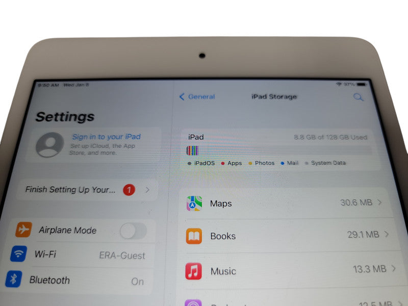 Apple iPad Mini 4th Gen - 128GB - Silver [A1538] (