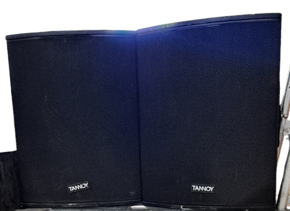 Pair of Tannoy PowerV  Powered Speakers 500V Max | For Parts Or Repair