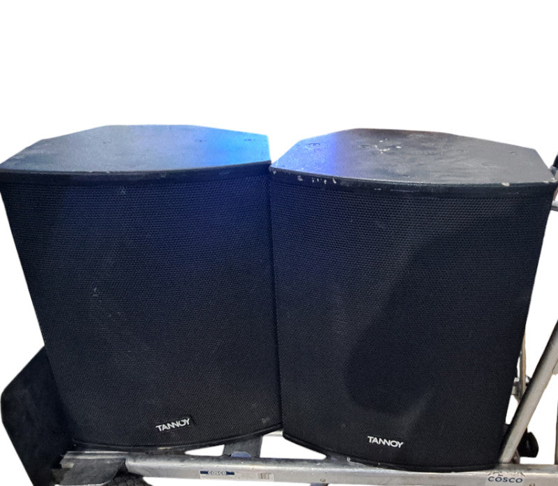 Pair of Tannoy PowerV  Powered Speakers 500V Max | For Parts Or Repair