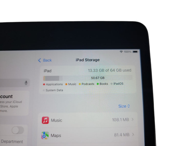Apple iPad Mini 5th Gen - 64GB - Space Gray [A2133} (