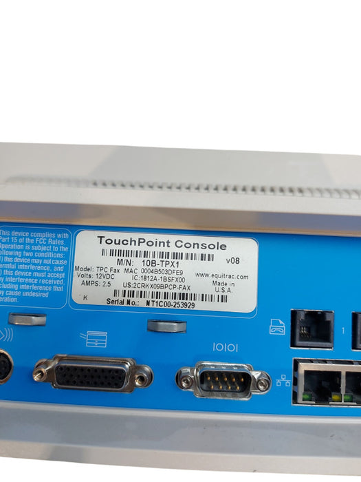 Equitrac TouchPoint Console TPC Copy 10B- TPX1 Network Management - READ DESC