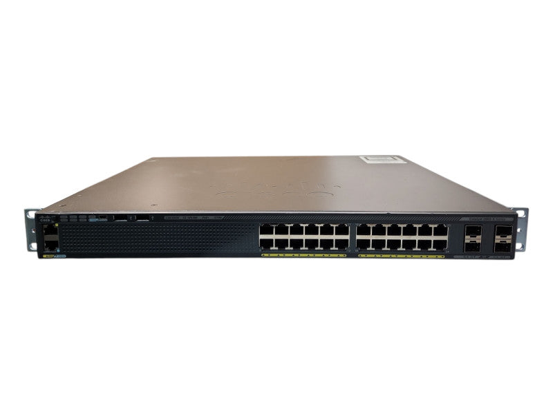 Cisco WS-C2960X-24PS-L V03, 24-Port Gigabit PoE Switch, 4xSFP
