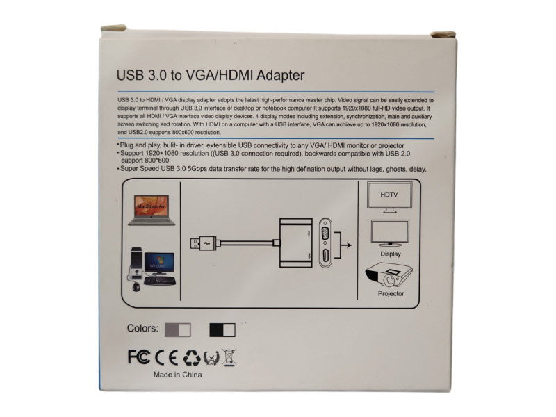 *NEW* USB 3.0 to VGA/HDMI Adapter