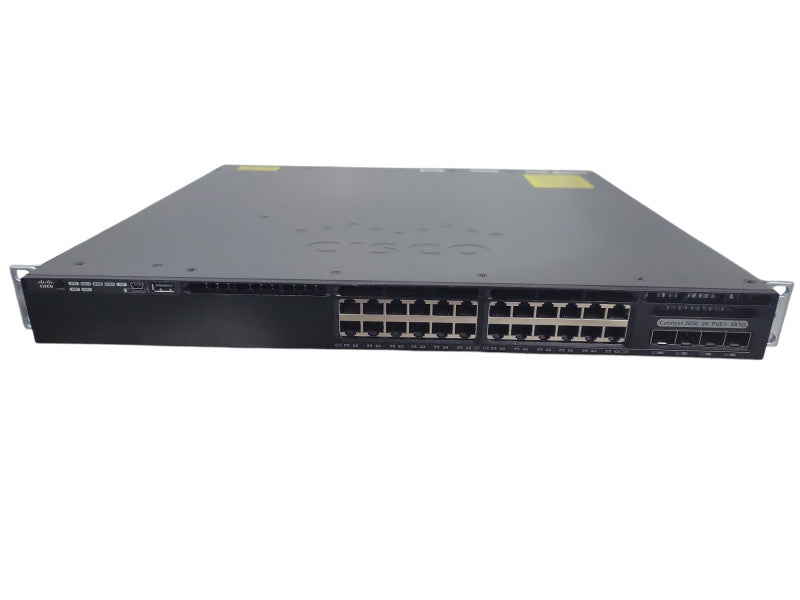 Cisco WS-C3650-24PS-S | 24-Port Gigabit PoE+ | 4x SFP, 1x PSU Network Switch !