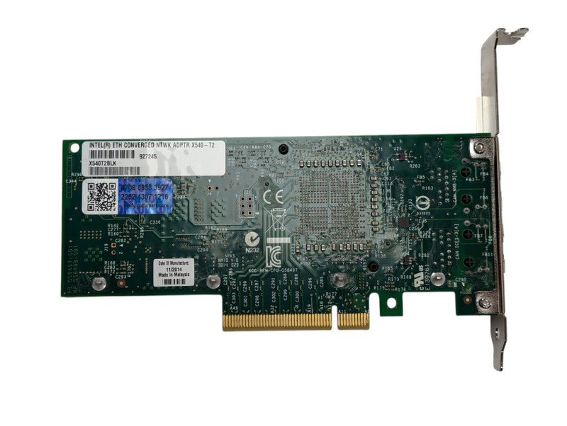 INTEL CONVERGED DUAL PORT NETWORK ADAPTER X540-T2 X540T2 -