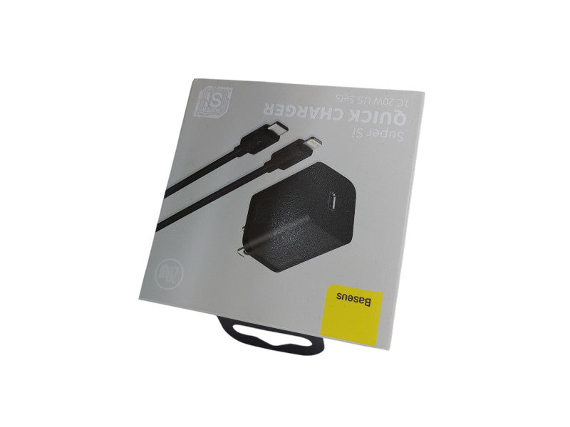 Baseus Super Si Quick Charger 1C 20W US Sets Apple Charger Fast Charge  Q=