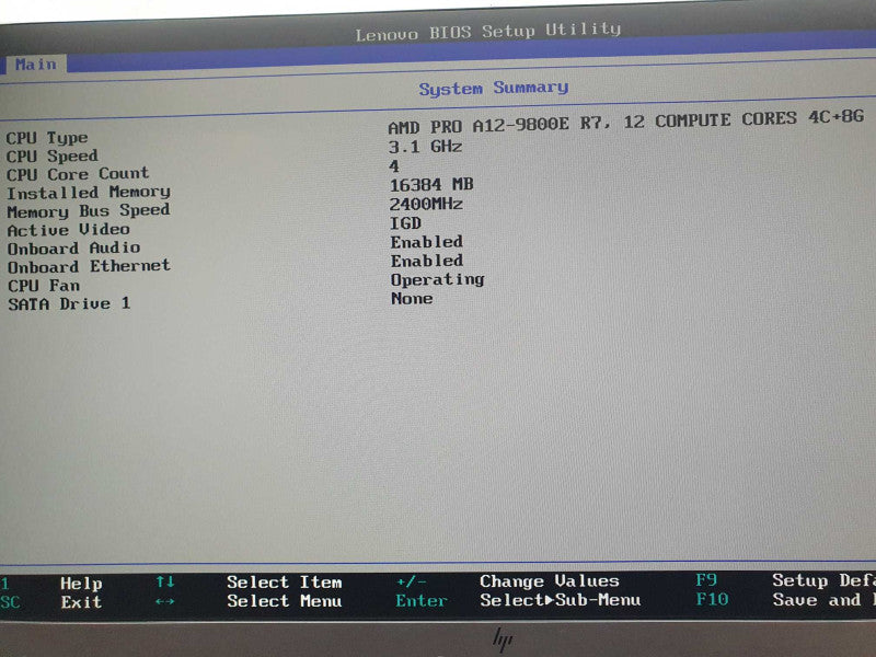 Lenovo ThinkCentre M715q USFF, AMD A12-9800E R7,12 CORE 3.1GHz 16GB RAM