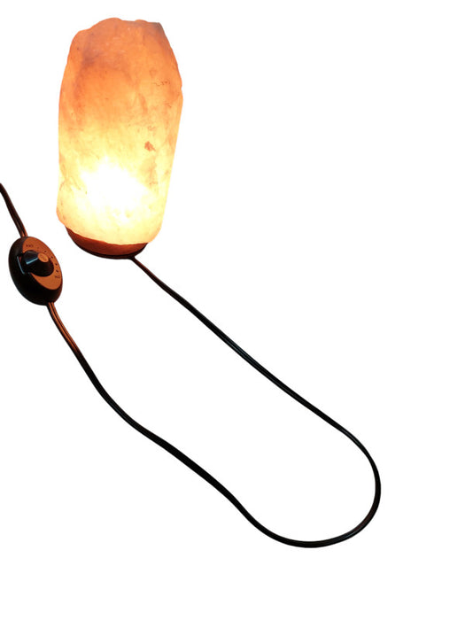 Himalayan Salt Rock Decorotive Light / Wood Base  =