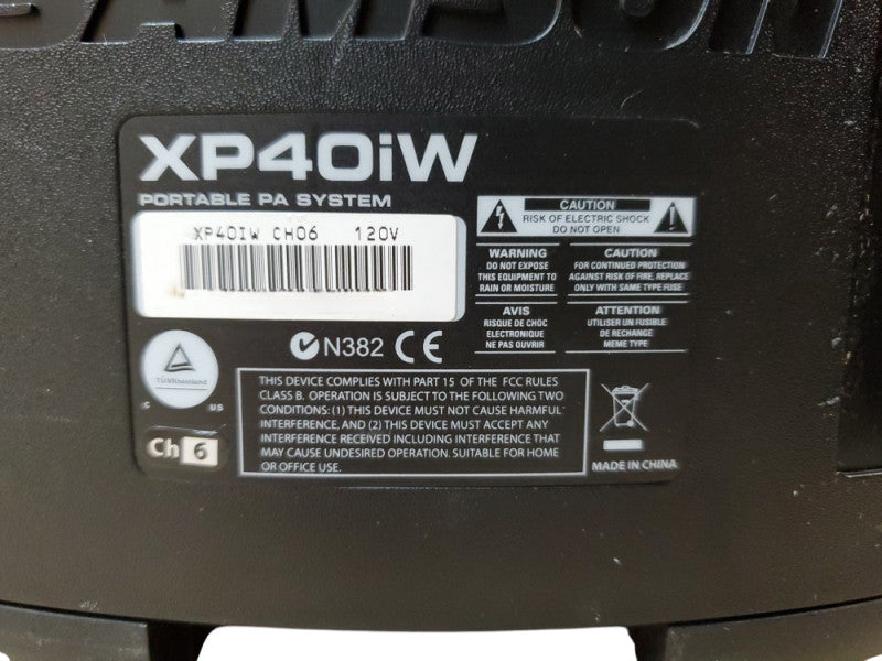 Samson XP40iW | Portable PA System | *READ*