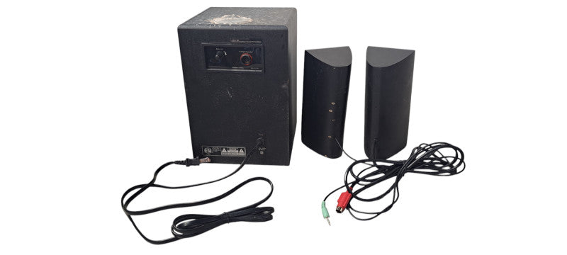 10" Tall Insignia Subwoofer With 2 Speakers Model NS-PCS41| SEE Pictures
