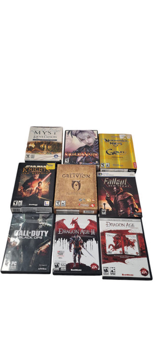 9x Retro PC Video Game Bundle | READ