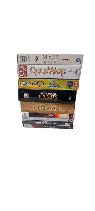 9x Retro PC Video Game Bundle | READ