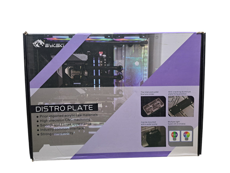 Bykski Distro Plate For COUGAR CONQUEROR | RGV-CG-ZFZ-P | Plate ONLY
