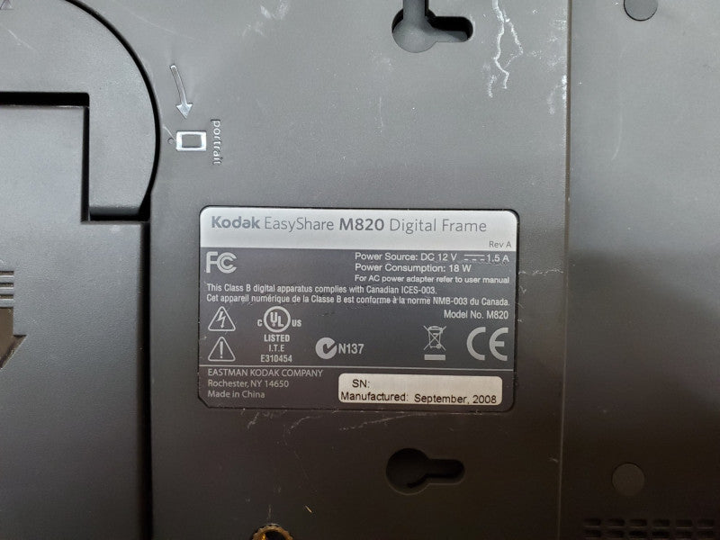 Kodak EasyShare M820 Digital Frame