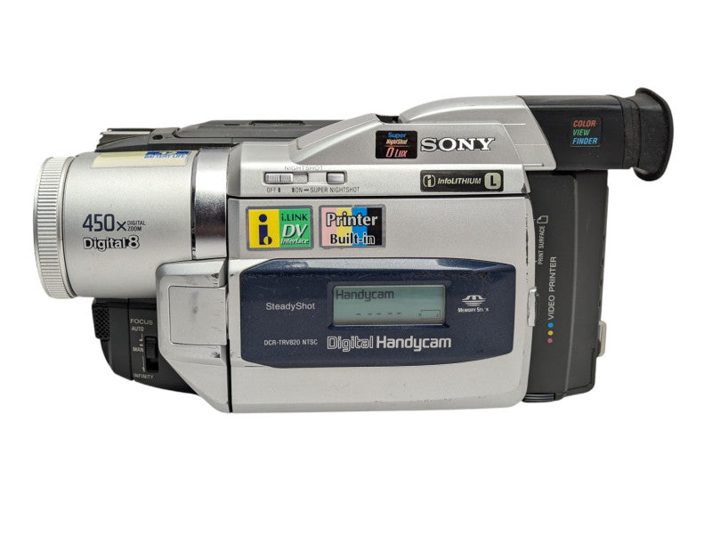 Sony DCR-TRV820 NTSC Digital Handycam Camcorder with printer Please READ  -