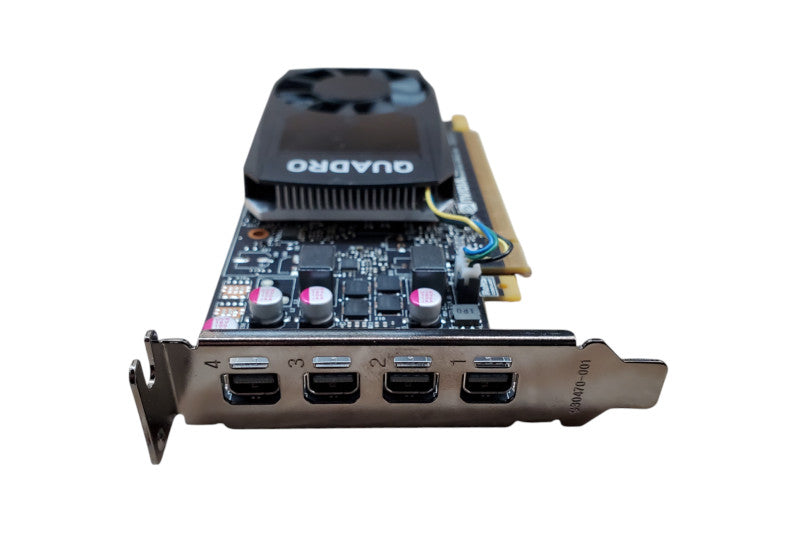 NVIDIA Quadro P1000 | 4 GB GDDR5 Low Profile Graphics Card | 4x MiniDP