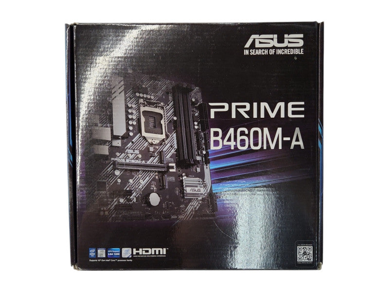ASUS Prime B460M-A LGA 1200 DDR4 Intel 10th Gen Gaming Motherboard, READ