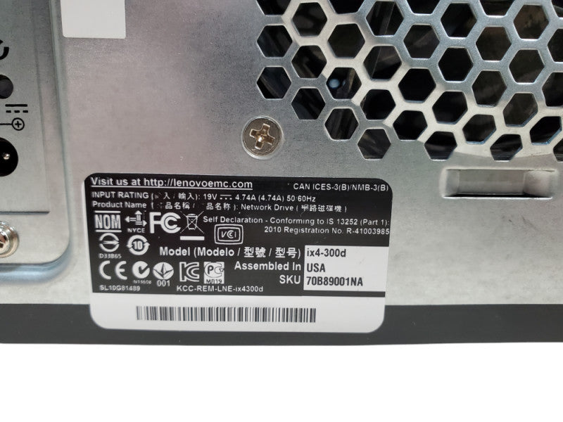 Lenovo ix4-300d 4-bay Network Storage | w/ Caddies | *READ*