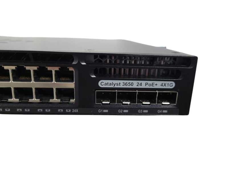 Cisco WS-C3650-24PS-S | 24-Port Gigabit PoE+ | 4x SFP, 1x PSU Network Switch  !